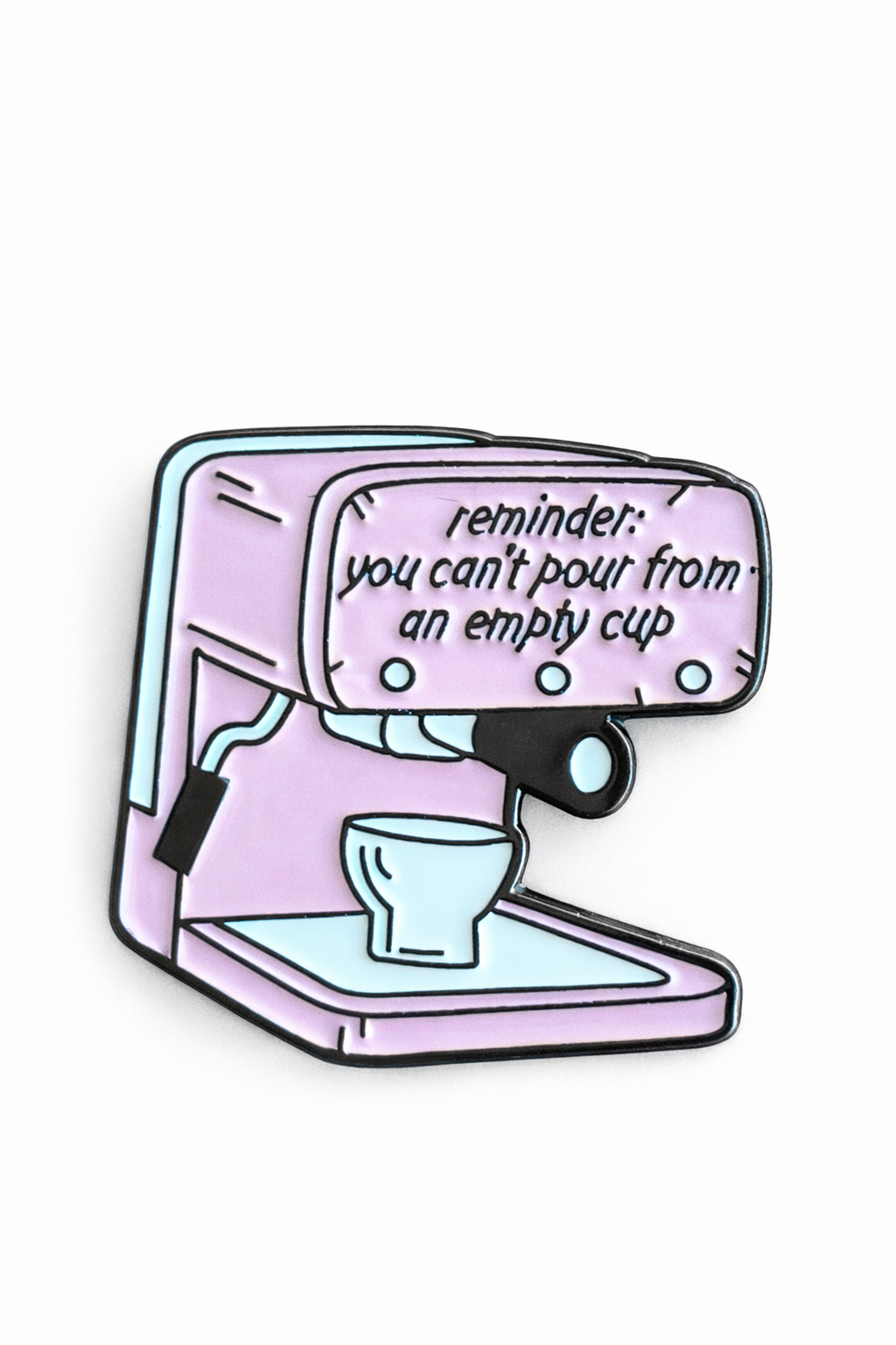 Coffee Machine Metal Sticker