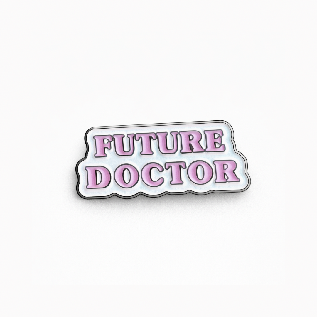 Future Doctor Metal Sticker