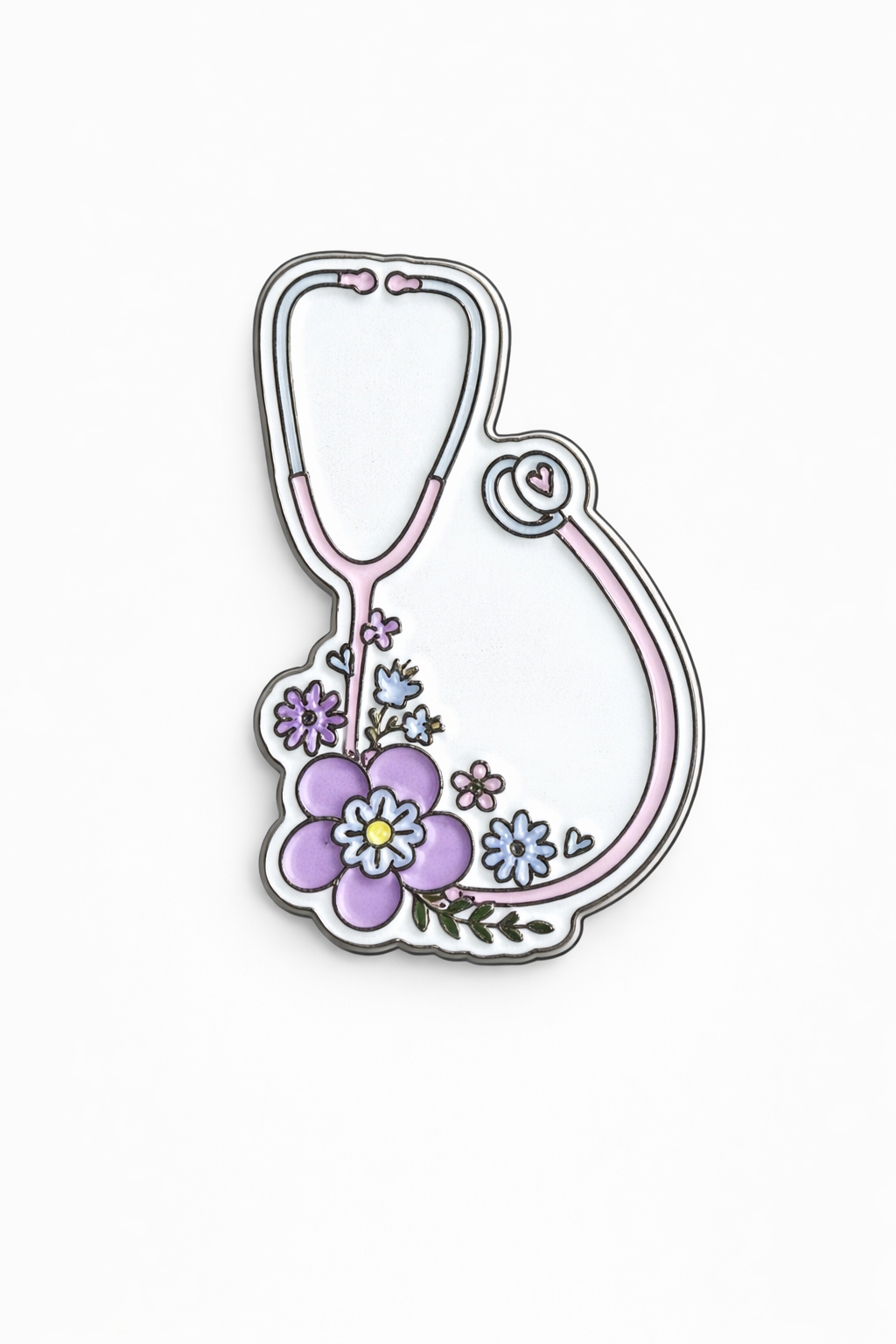 Stethoscope Metal Sticker