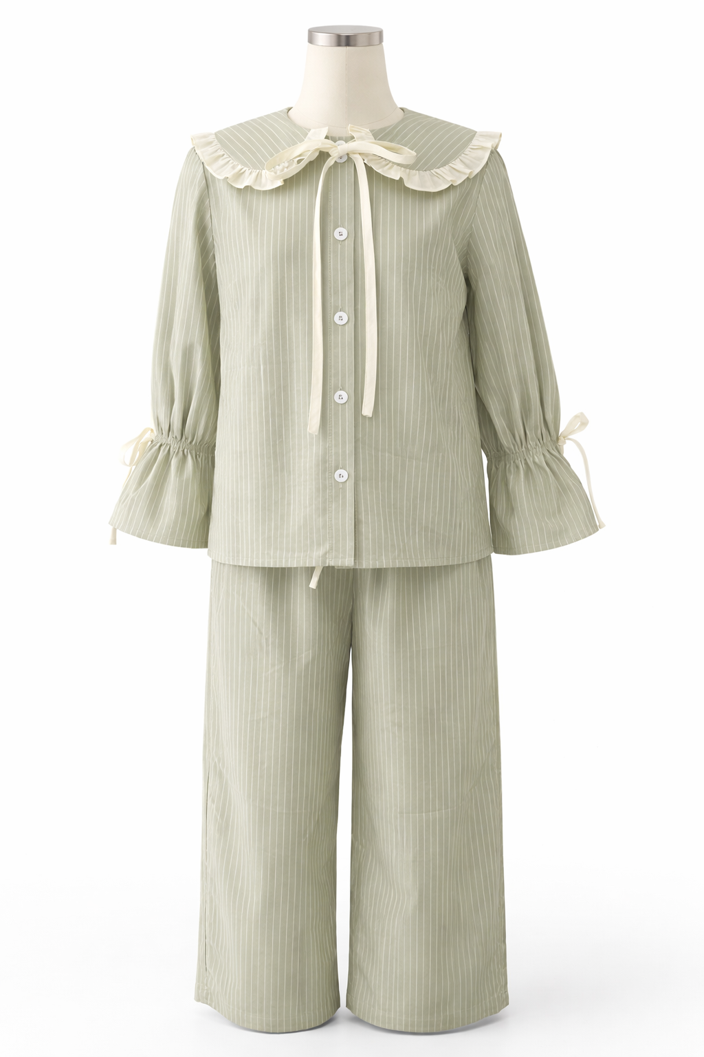 Fikrh Pajama (Green&Beige)