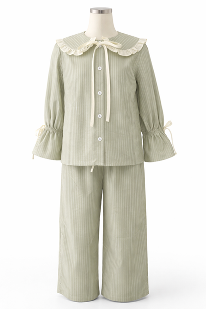 Fikrh Pajama (Green&Beige)