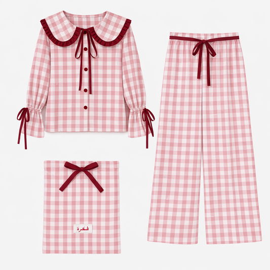 Eid Pajama (red&pink)