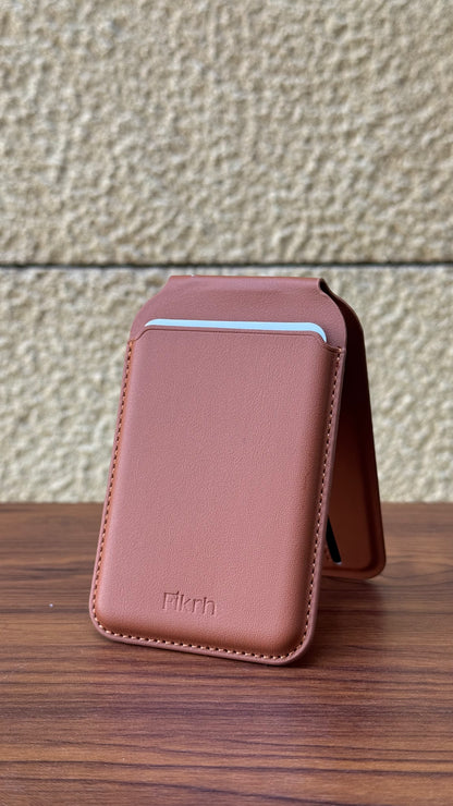 Magnet phone cardholder/stand
