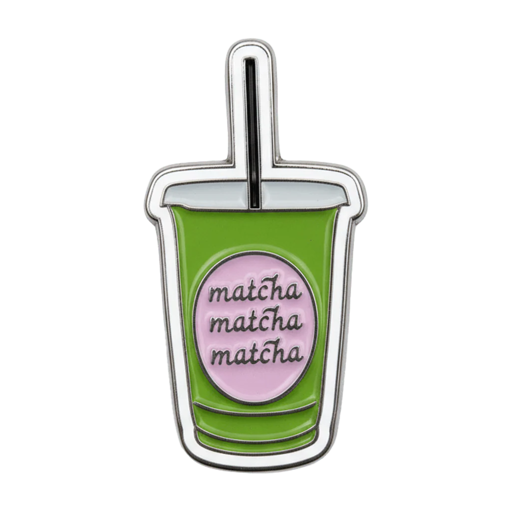 Iced matcha Metal Sticker