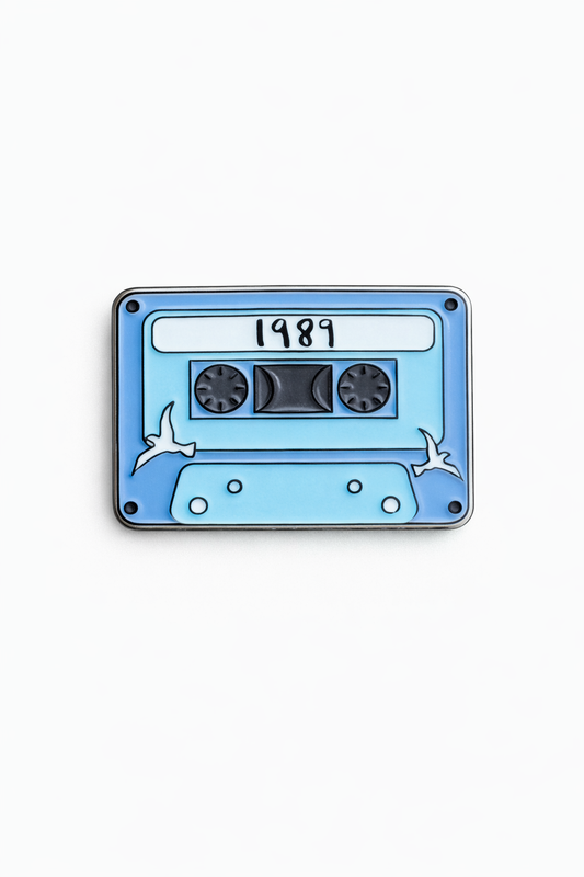 1989 Cassette Metal Sticker