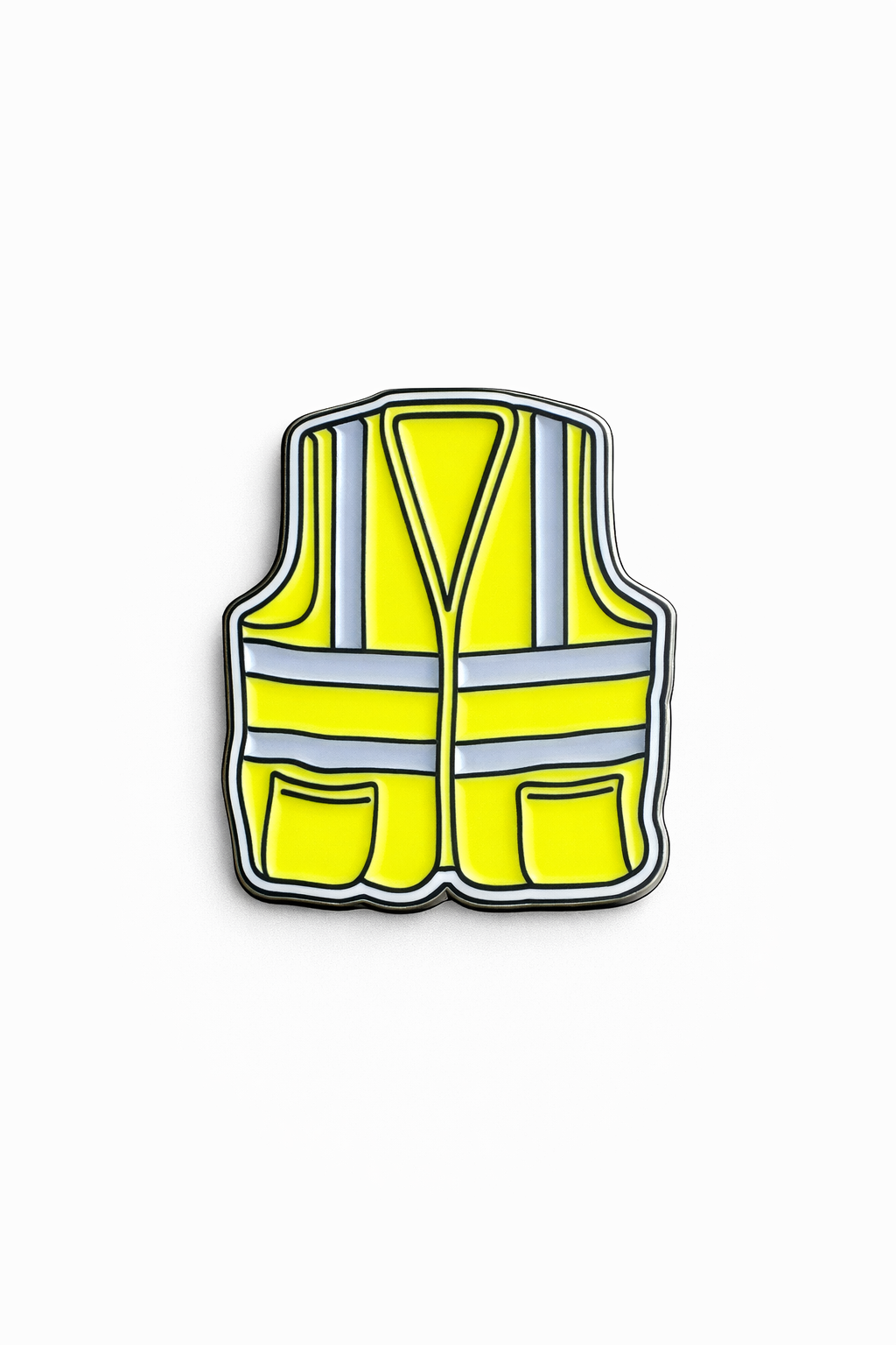 Safety Vest Metal Sticker