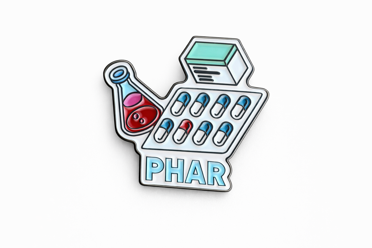 Pharmacist Metal Sticker