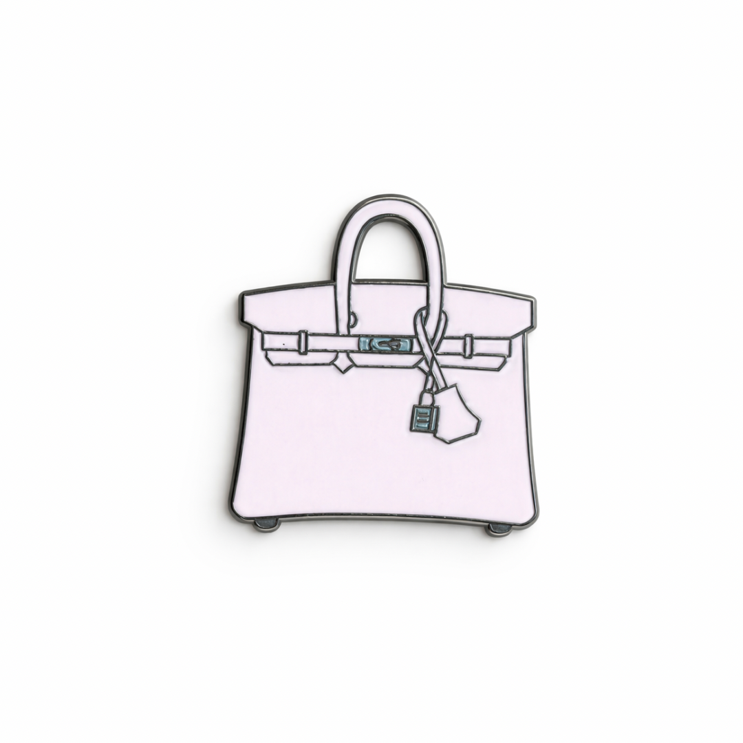 Pink Birkin Metal Sticker