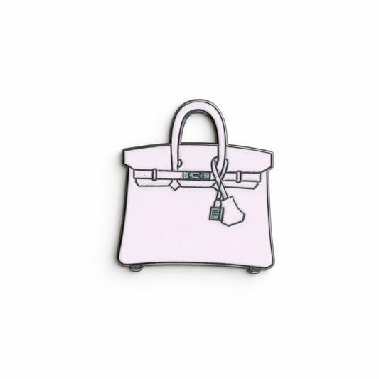 Pink Birkin Metal Sticker