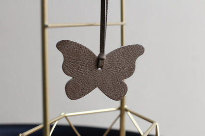 Butterfly Leather Charm